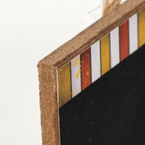 12.5"L x 6"H Welcome Candy Corn Sign, Black/Yellow/Orange/White  WS3