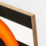 12.5"L x 6"H Bold BOO Sign, Black/White/Orange  WS3
