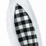 10"L Bunny Ears, White/Black  WS5 - KRINGLE DESIGNS