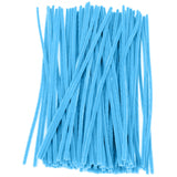 12"L x 6mm Chenille Stems, Light Blue, 100pc/Box  J99