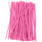 12"L x 6mm Chenille Stems, Pink, 100pc/Box  J99
