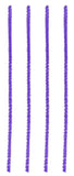 12"L x 6mm Chenille Stems, Purple, 100pc/Box  J99