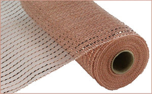 10"x10yd Wide Foil Mesh, New Rose Gold w/Foil  SU35B