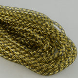 8mmx30yd Deco Flex Tubing, Black/Gold Stripe  WL