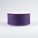 1.5"x10yd Cross Royal Burlap, Purple  AP22