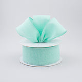 1.5"x10yd Royal Burlap, Mint Green  MC3