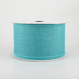 2.5"x10yd Royal Burlap, Light Teal  NV13