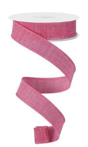 7/8"x10yd Royal Burlap, Pink  MA33