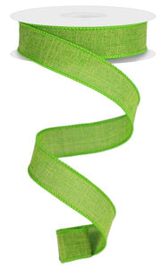 7/8"x10yd Royal Burlap, Fresh Green  MA31D