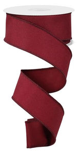 1.5"x10yd Diagonal Weave Fabric, Wine  AP32 OB8