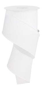 2.5"x10yd Diagonal Weave Fabric, White  AP31