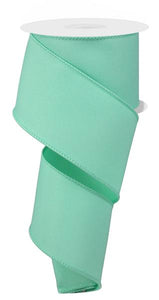 2.5"x10yd Diagonal Weave Fabric, Mint  MA60
