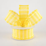 1.5"x10yd Two-Tone w/Fuzzy Edge, Yellow/Light Yellow/Sun Yellow  MA105