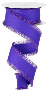 1.5"x10yd Fuzzy Edge, Purple  MA105