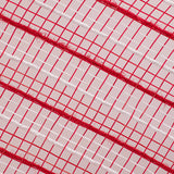 10.5"x10yd Poly/Faux Jute Mesh, Red/White  SU35B