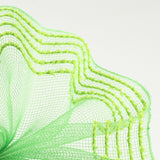 10.25"x10yd Snowdrift/Wide Border Mesh, Lime Green  SU35B