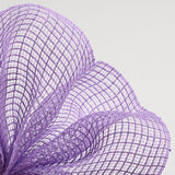 10.5"x10yd Faux Jute Check Fabric Mesh, Lavender  SU35