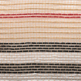 10.25"x10yd Jute Stripe Mesh, Natural/Black/White/Red  SU35B