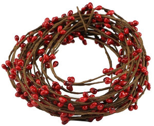 21.5'L Pip Garland, Red  WF