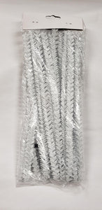 12" Pencil PVC Stem, 25pc/Bag White  WJ