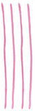 12"L x 6mm Chenille Stems, Pink, 100pc/Box  J99