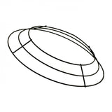 10" Wire Wreath Frame X3, Black  WE
