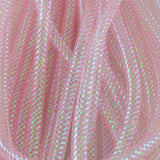 8mmx30yd Deco Flex Tubing, Pink w/Iridescent Metallic  WL