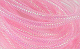 8mmx30yd Deco Flex Tubing, Pink w/Iridescent Metallic  WL