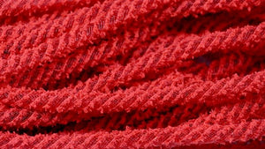 8mmx20yd Snowdrift Deco Flex Tubing, Red  WL