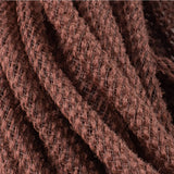 8mmx30yd Faux Jute Flex Tubing, Chocolate  WL