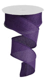 1.5"X10yd Cross Royal Burlap, Purple - KRINGLE DESIGNS