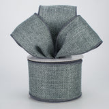 2.5"X10yd Cross Royal Burlap, Grey  J2 - KRINGLE DESIGNS
