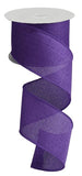2.5"x10yd Cross Royal Burlap, Purple  J4