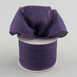 2.5"x10yd Cross Royal Burlap, Purple  J4