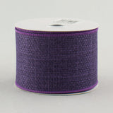2.5"x10yd Cross Royal Burlap, Purple  J4