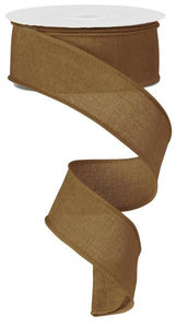 1.5"X10yd Royal Burlap, Tan - KRINGLE DESIGNS