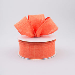 1.5"x10yd Royal Burlap, Dark Coral  FF14