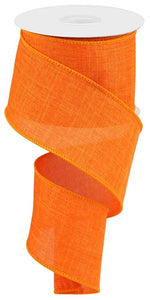 2.5"x50yd Royal Burlap, New Orange  WL50