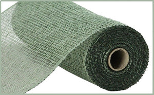 10"x10yd Poly Burlap Mesh, Eucalyptus Green  SU36