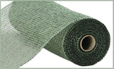 10"x10yd Poly Burlap Mesh, Eucalyptus Green  SU36