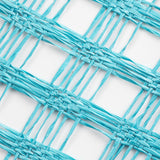 10"x10yd Poly Burlap Check Mesh, Turquoise  SU36