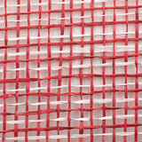 10"x10yd Multi Poly Burlap Mesh, Red/White  SU36