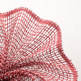 10"x10yd Multi Poly Burlap Mesh, Red/White  SU36