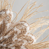 10"x10yd Poly Burlap/Jute/Snowdrift Mesh, Natural w/White Snowdrift  SU36