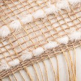 10"x10yd Poly Burlap/Jute/Snowdrift Mesh, Natural w/White Snowdrift  SU36