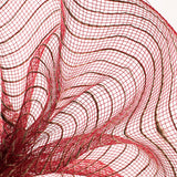 10.25"x10yd Poly/Jute Mesh, Red/Natural  SU35B