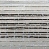 10.5"x10yd Faux Jute/Poly Mesh Small Stripe, Grey/Black  SU35