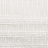 10.5"x10yd Poly/Faux Jute Border Stripe Mesh, White/White  SU35