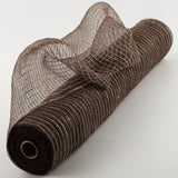 21"x10yd Poly Jute Mesh, Chocolate/Natural  SU36