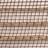 21"x10yd Poly Jute Mesh, Chocolate/Natural  SU36